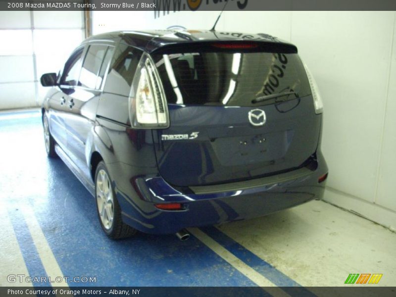 Stormy Blue / Black 2008 Mazda MAZDA5 Touring