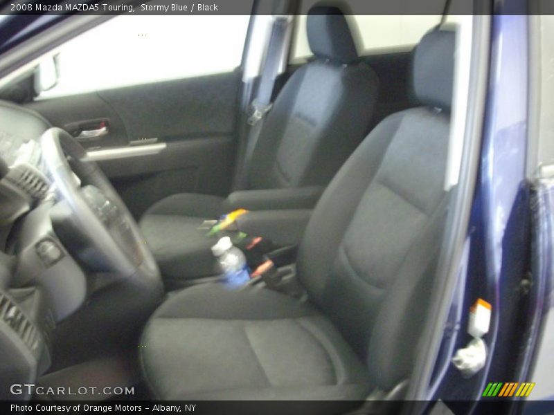 Stormy Blue / Black 2008 Mazda MAZDA5 Touring