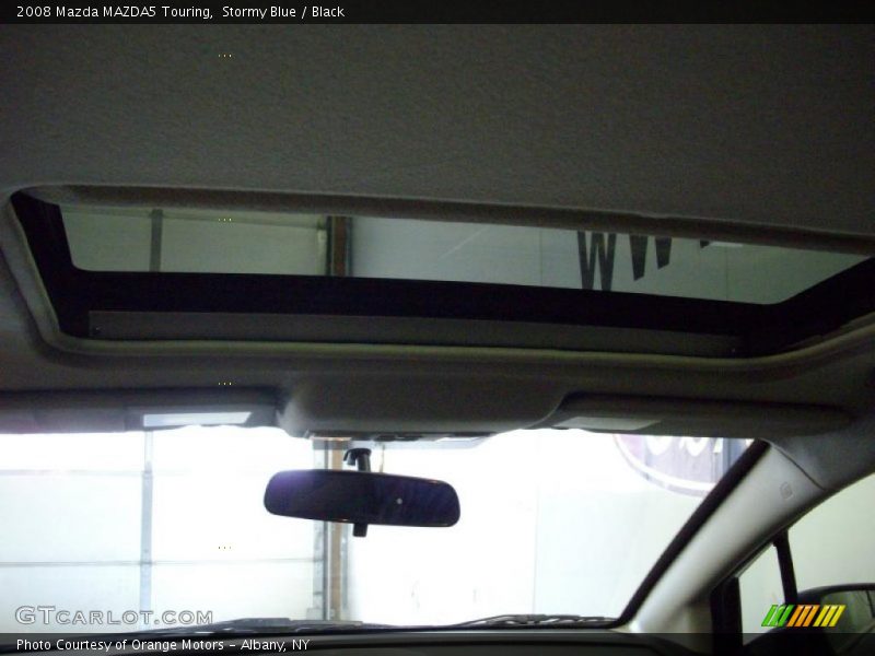 Stormy Blue / Black 2008 Mazda MAZDA5 Touring