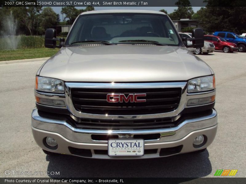 Silver Birch Metallic / Tan 2007 GMC Sierra 2500HD Classic SLT Crew Cab 4x4