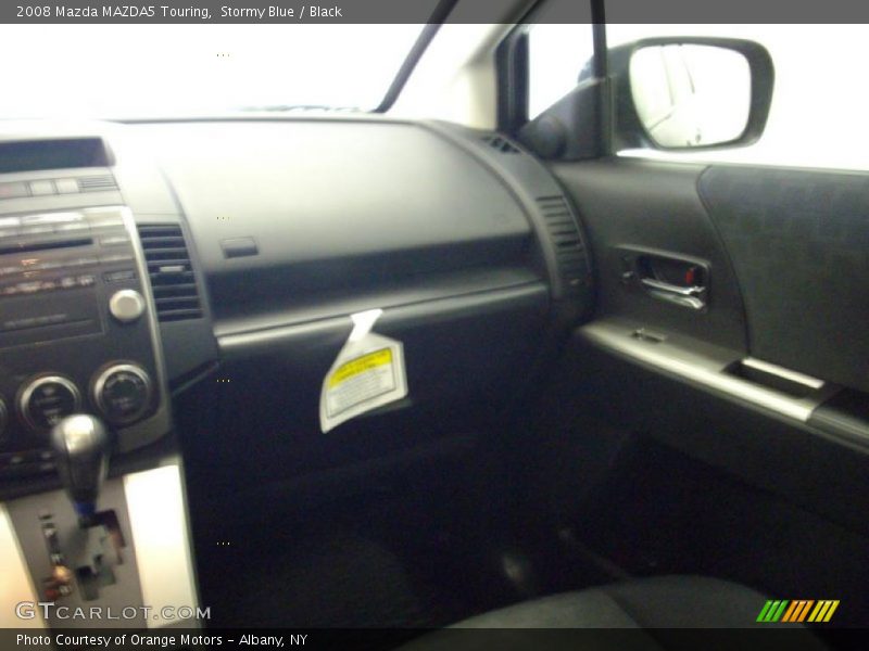 Stormy Blue / Black 2008 Mazda MAZDA5 Touring