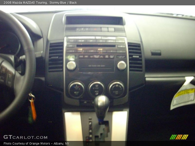 Stormy Blue / Black 2008 Mazda MAZDA5 Touring
