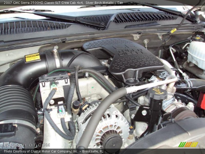 Silver Birch Metallic / Tan 2007 GMC Sierra 2500HD Classic SLT Crew Cab 4x4