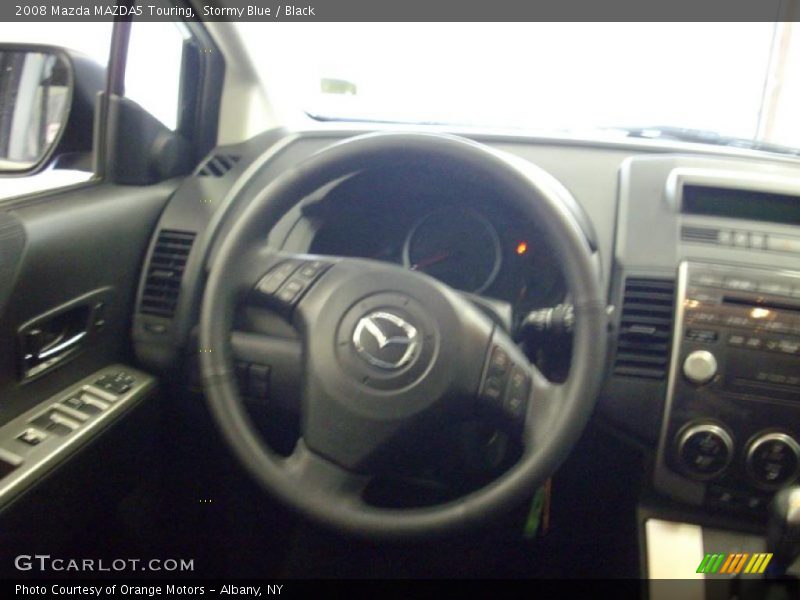 Stormy Blue / Black 2008 Mazda MAZDA5 Touring