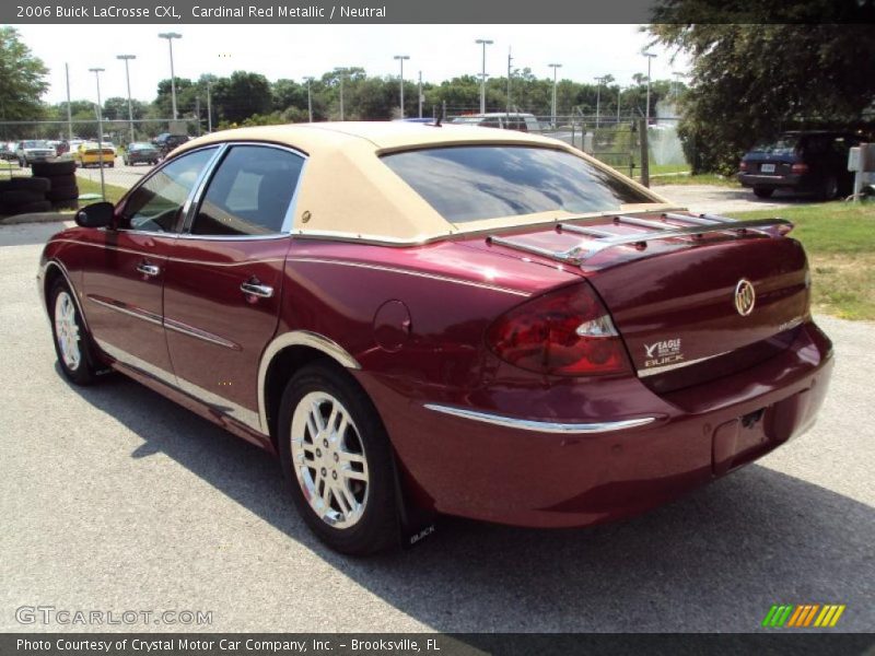 Cardinal Red Metallic / Neutral 2006 Buick LaCrosse CXL
