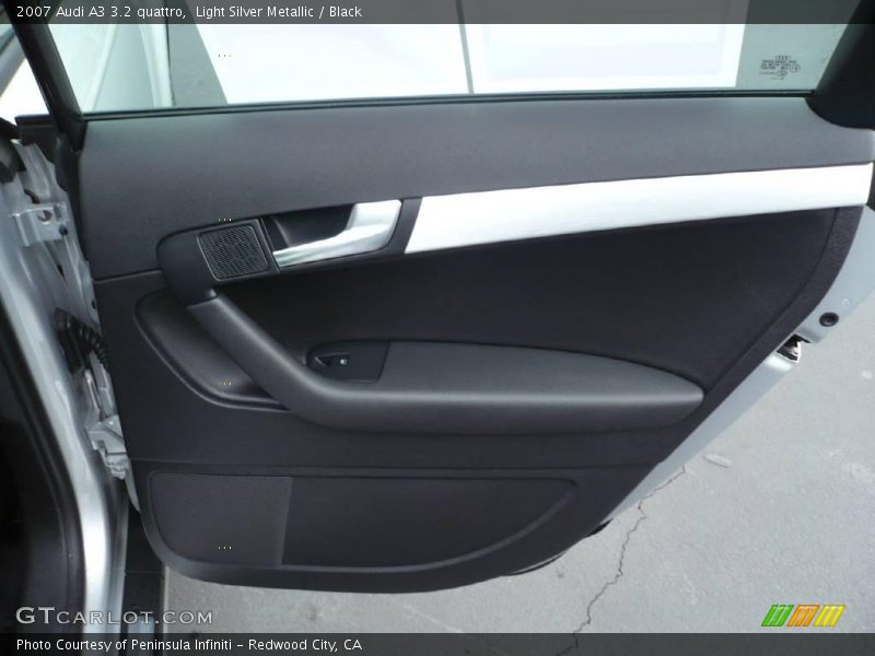 Light Silver Metallic / Black 2007 Audi A3 3.2 quattro