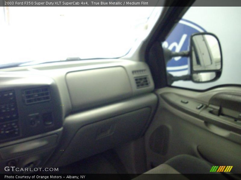 True Blue Metallic / Medium Flint 2003 Ford F350 Super Duty XLT SuperCab 4x4
