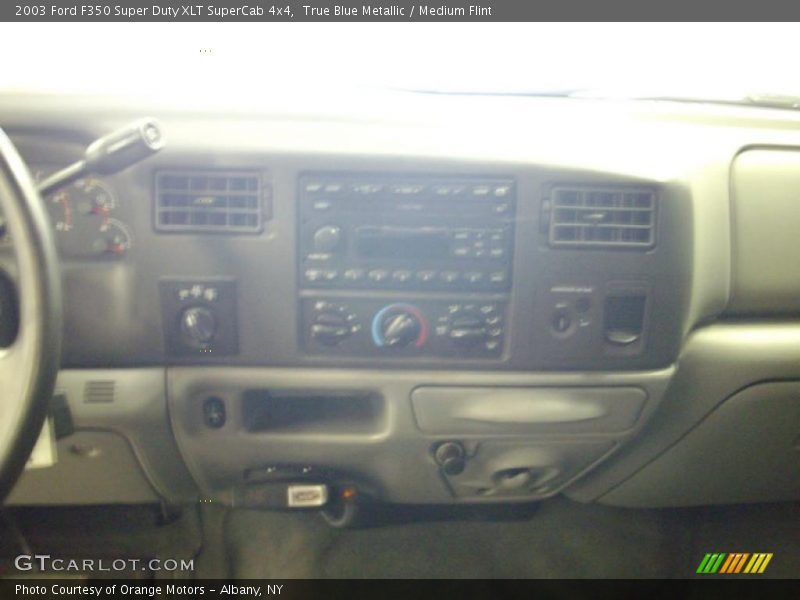 True Blue Metallic / Medium Flint 2003 Ford F350 Super Duty XLT SuperCab 4x4