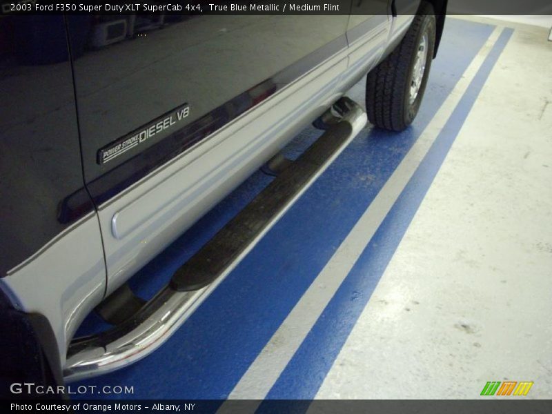 True Blue Metallic / Medium Flint 2003 Ford F350 Super Duty XLT SuperCab 4x4