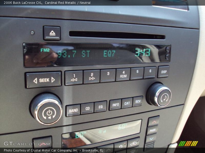 Cardinal Red Metallic / Neutral 2006 Buick LaCrosse CXL