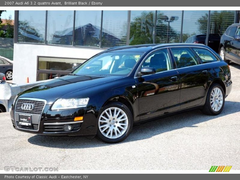 Brilliant Black / Ebony 2007 Audi A6 3.2 quattro Avant