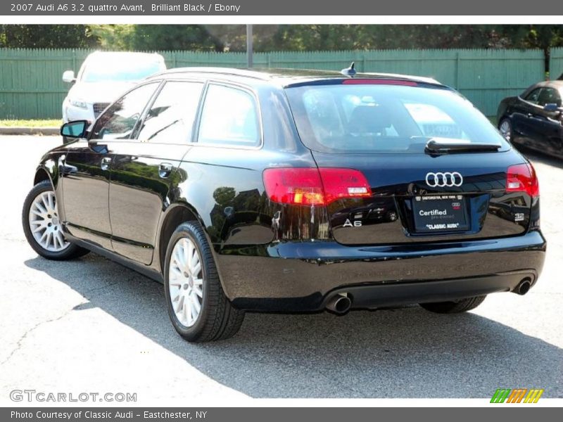 Brilliant Black / Ebony 2007 Audi A6 3.2 quattro Avant