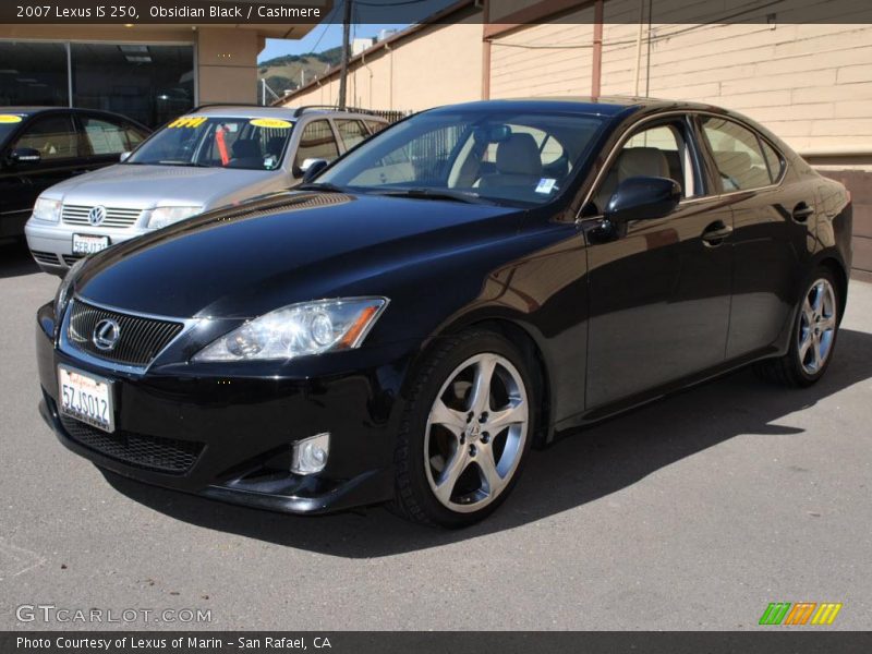 Obsidian Black / Cashmere 2007 Lexus IS 250
