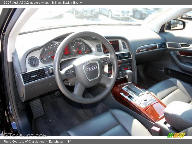 Brilliant Black / Ebony 2007 Audi A6 3.2 quattro Avant