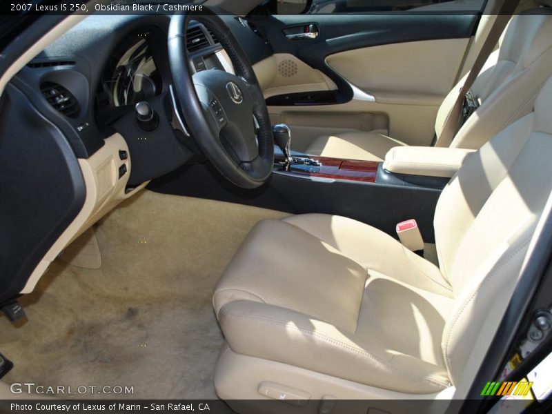 Obsidian Black / Cashmere 2007 Lexus IS 250