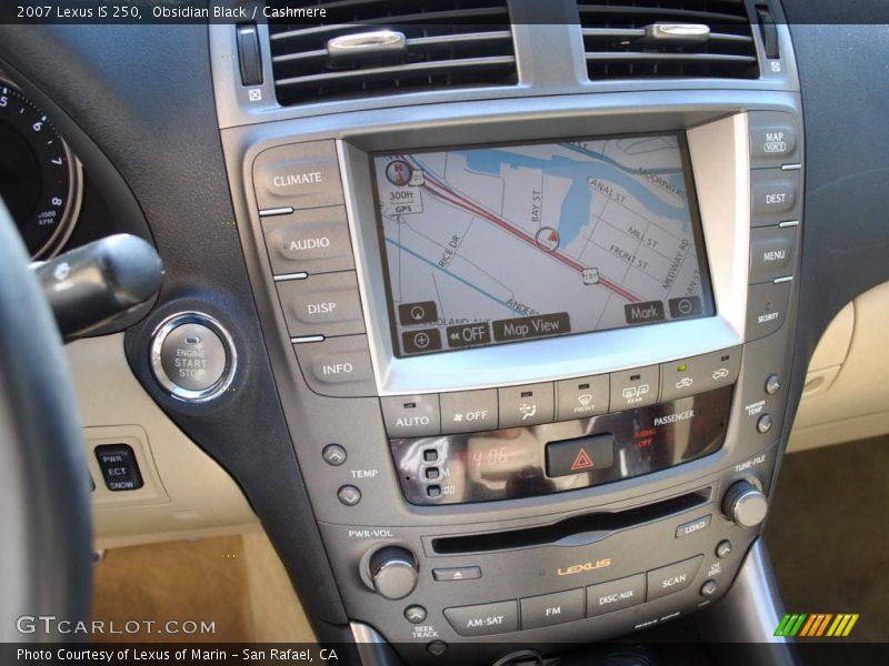 Obsidian Black / Cashmere 2007 Lexus IS 250