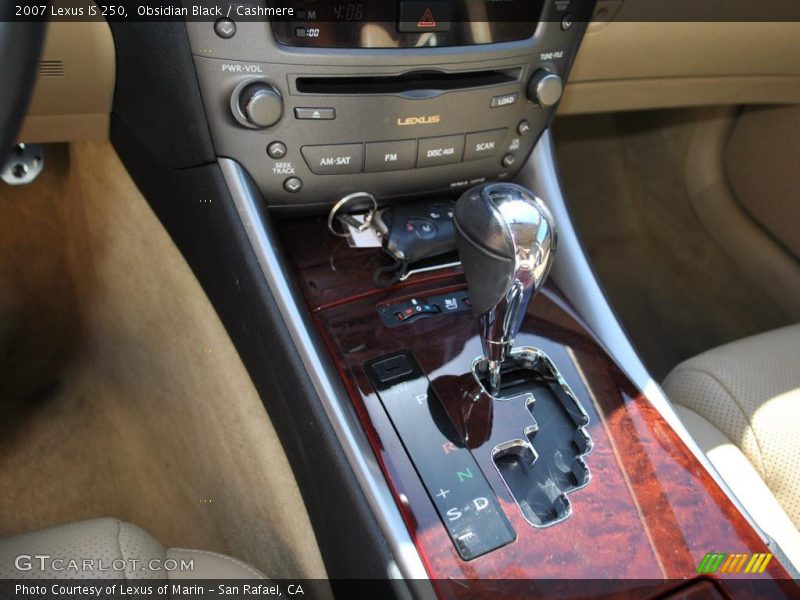 Obsidian Black / Cashmere 2007 Lexus IS 250