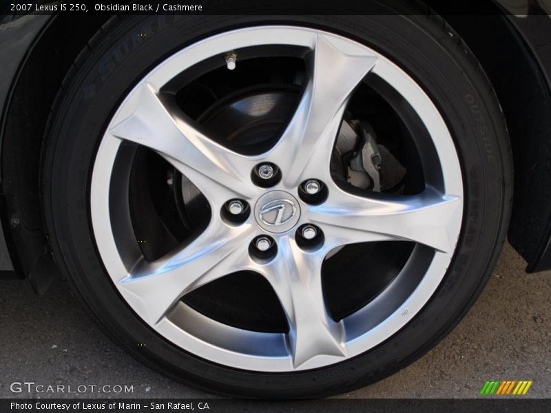 Obsidian Black / Cashmere 2007 Lexus IS 250