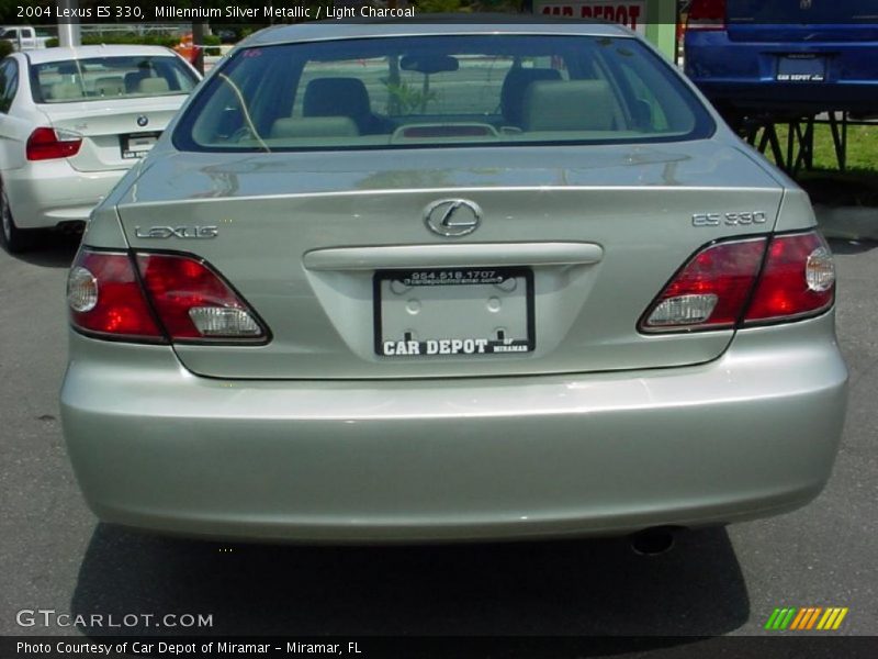 Millennium Silver Metallic / Light Charcoal 2004 Lexus ES 330