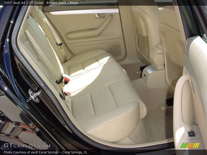 Brilliant Black / Beige 2007 Audi A4 2.0T Sedan