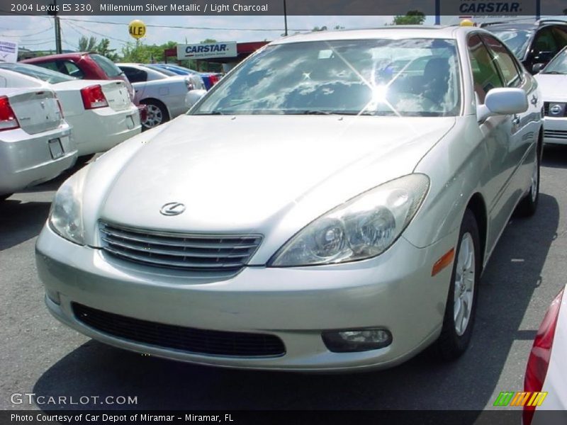 Millennium Silver Metallic / Light Charcoal 2004 Lexus ES 330