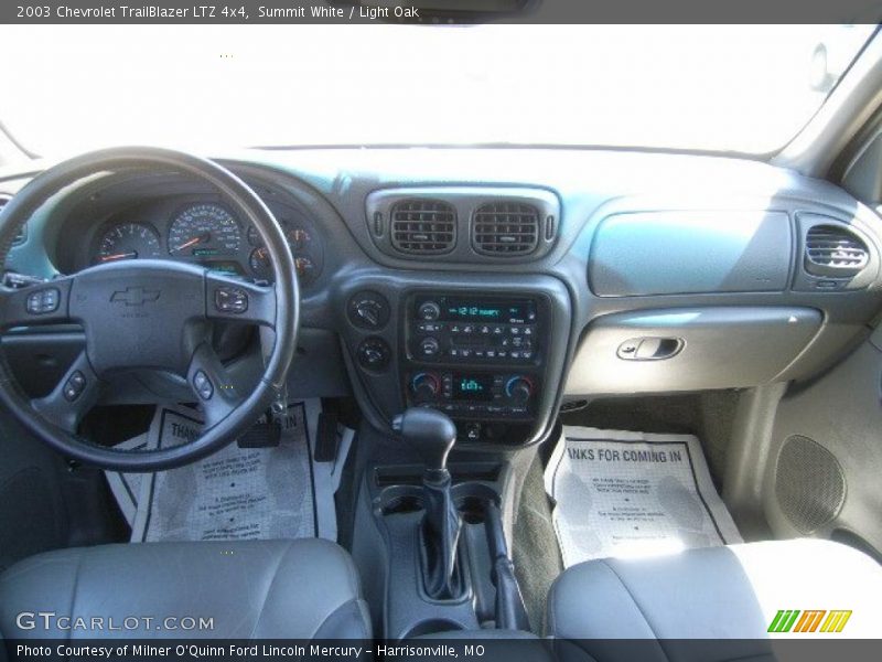 Summit White / Light Oak 2003 Chevrolet TrailBlazer LTZ 4x4