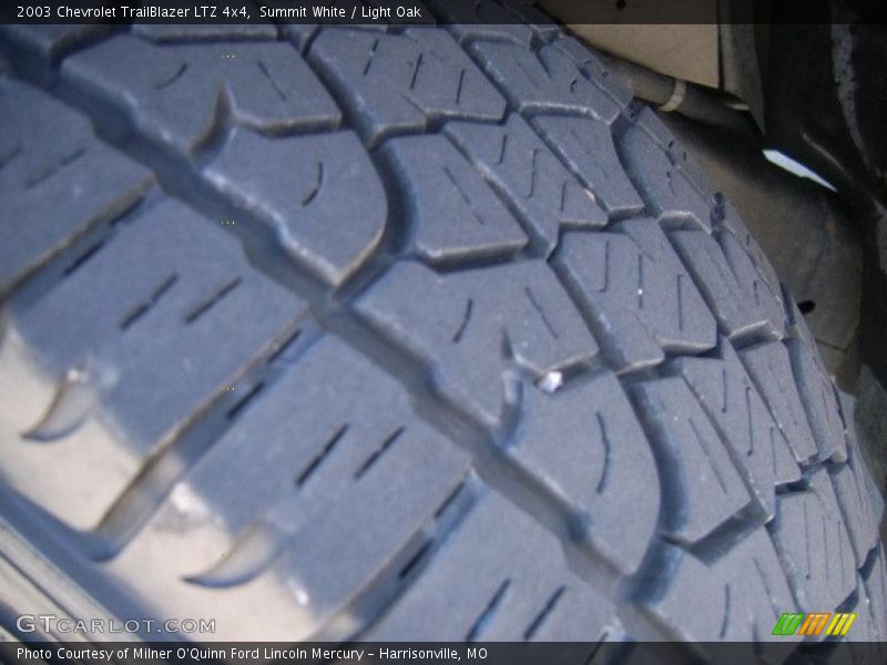 Summit White / Light Oak 2003 Chevrolet TrailBlazer LTZ 4x4