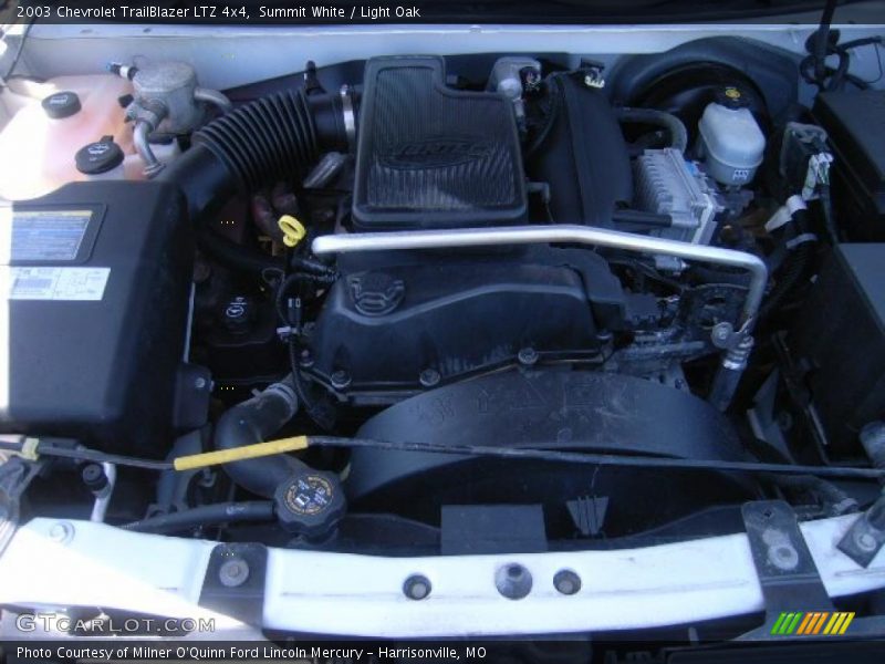 Summit White / Light Oak 2003 Chevrolet TrailBlazer LTZ 4x4