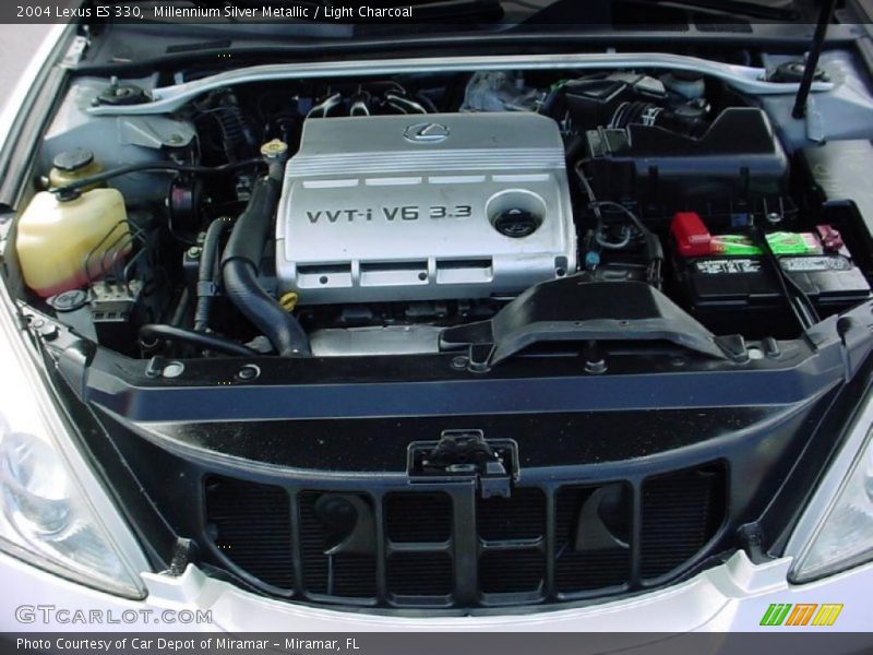 Millennium Silver Metallic / Light Charcoal 2004 Lexus ES 330