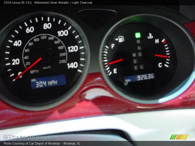 Millennium Silver Metallic / Light Charcoal 2004 Lexus ES 330