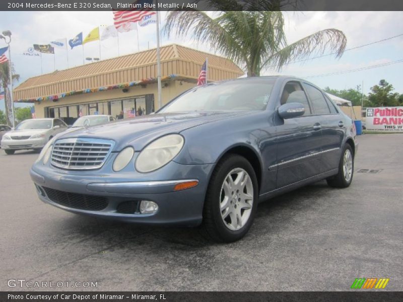 Platinum Blue Metallic / Ash 2004 Mercedes-Benz E 320 Sedan