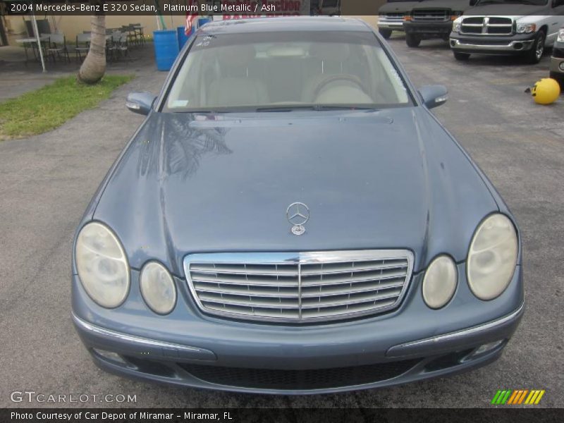 Platinum Blue Metallic / Ash 2004 Mercedes-Benz E 320 Sedan