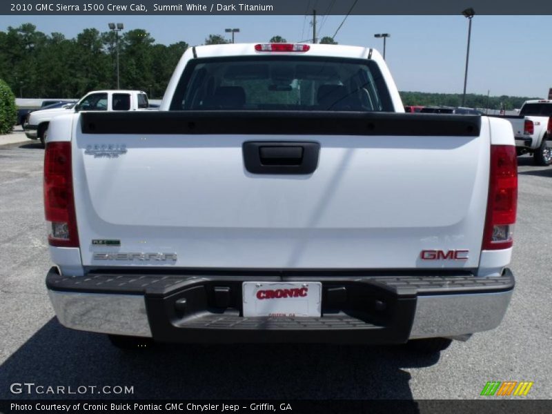 Summit White / Dark Titanium 2010 GMC Sierra 1500 Crew Cab