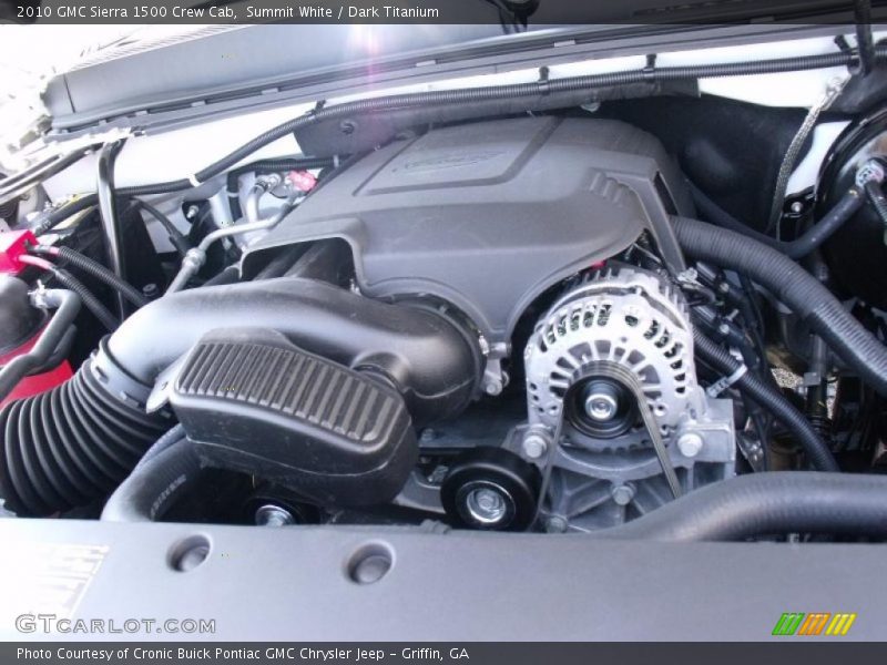 Summit White / Dark Titanium 2010 GMC Sierra 1500 Crew Cab