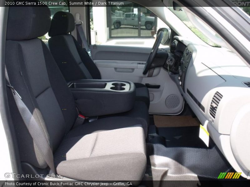 Summit White / Dark Titanium 2010 GMC Sierra 1500 Crew Cab