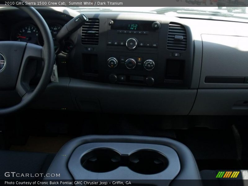 Summit White / Dark Titanium 2010 GMC Sierra 1500 Crew Cab
