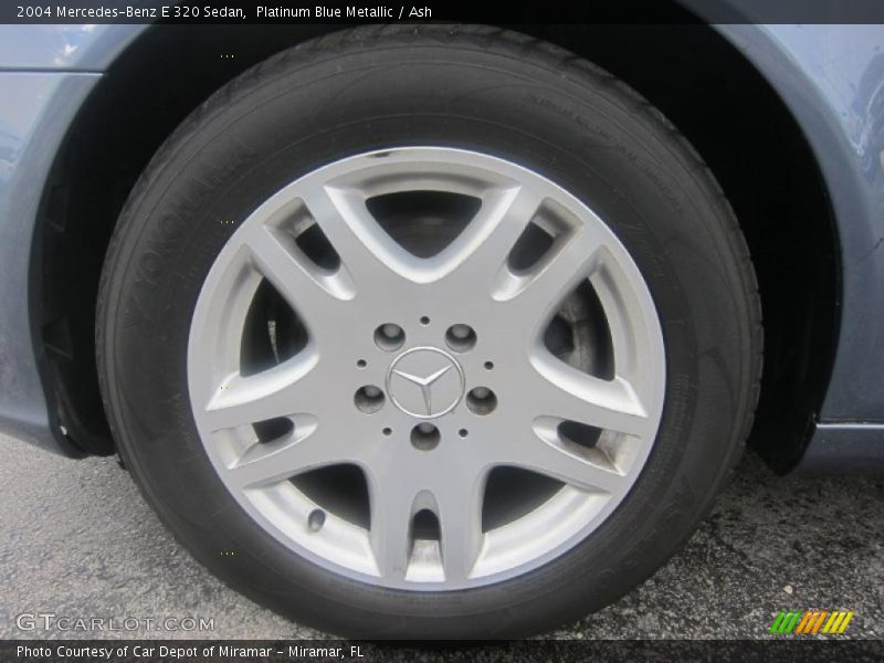Platinum Blue Metallic / Ash 2004 Mercedes-Benz E 320 Sedan