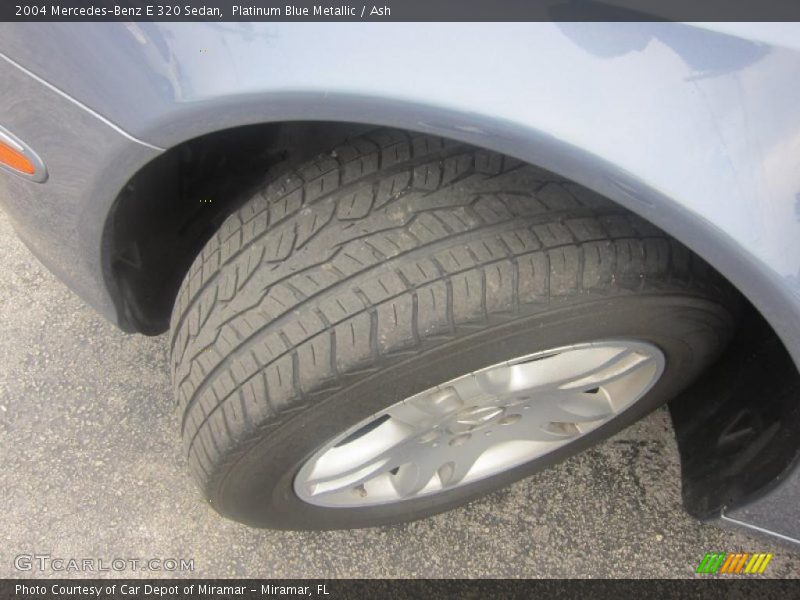 Platinum Blue Metallic / Ash 2004 Mercedes-Benz E 320 Sedan