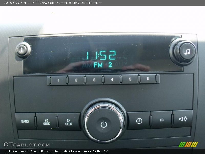 Summit White / Dark Titanium 2010 GMC Sierra 1500 Crew Cab