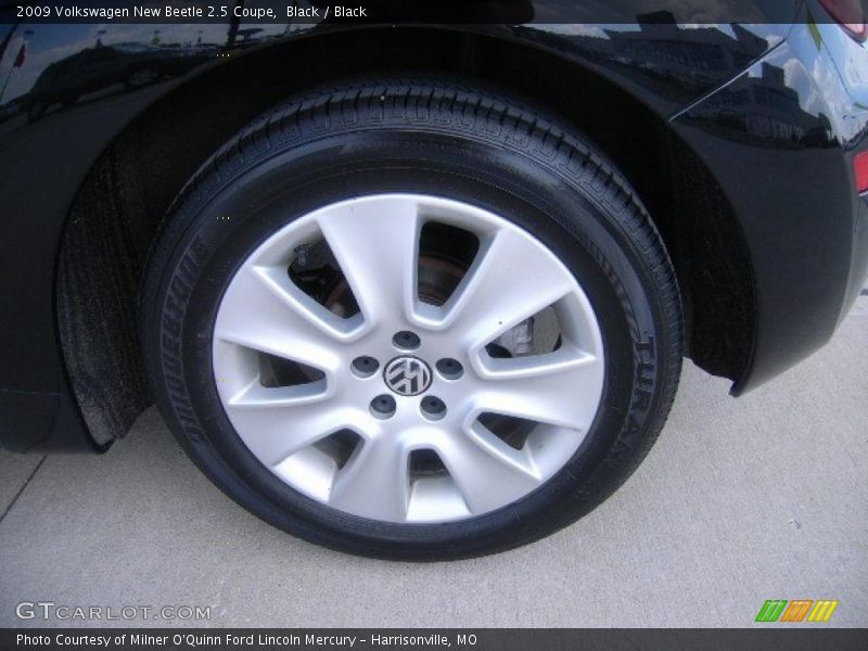 Black / Black 2009 Volkswagen New Beetle 2.5 Coupe