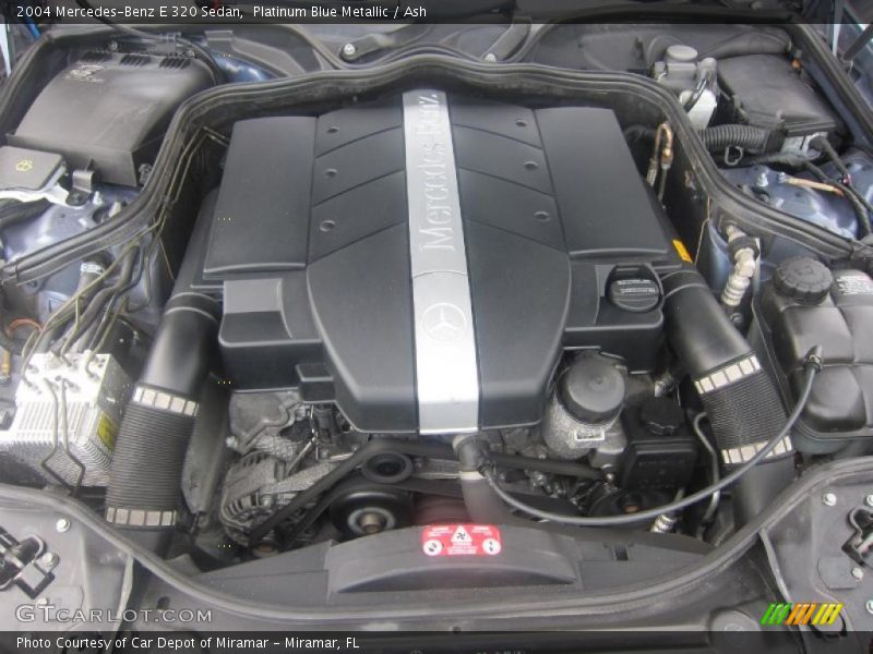 Platinum Blue Metallic / Ash 2004 Mercedes-Benz E 320 Sedan