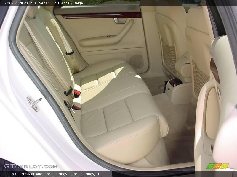 Ibis White / Beige 2007 Audi A4 2.0T Sedan
