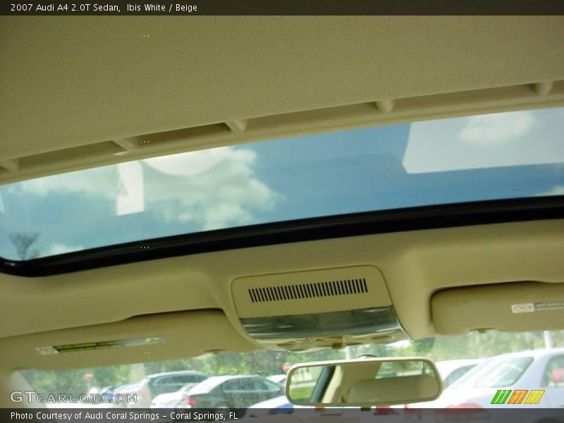 Ibis White / Beige 2007 Audi A4 2.0T Sedan