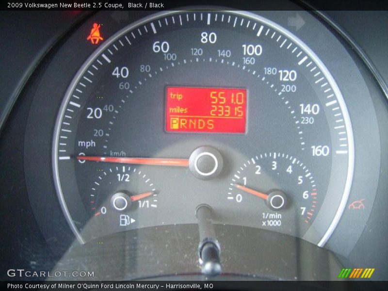 Black / Black 2009 Volkswagen New Beetle 2.5 Coupe