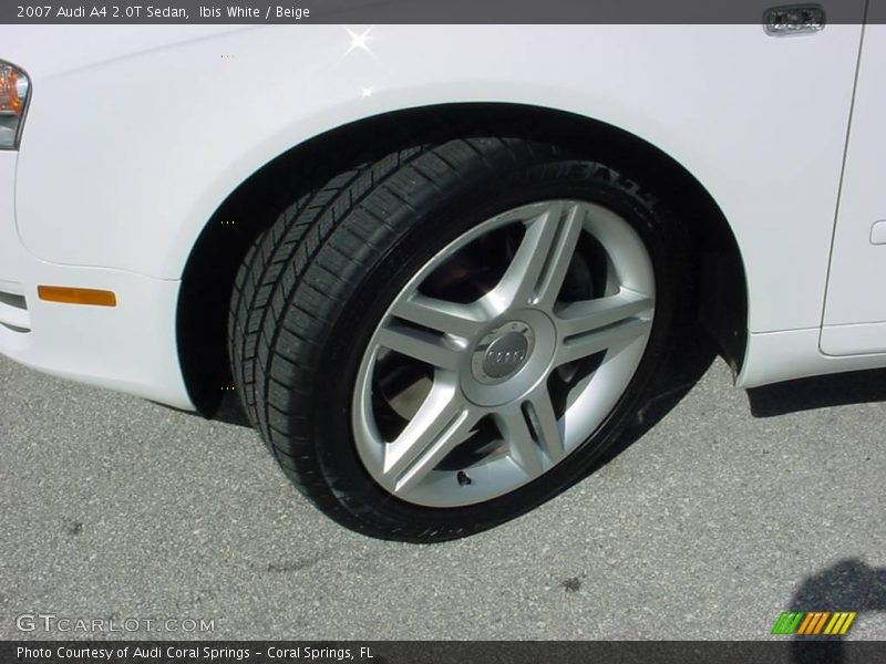 Ibis White / Beige 2007 Audi A4 2.0T Sedan