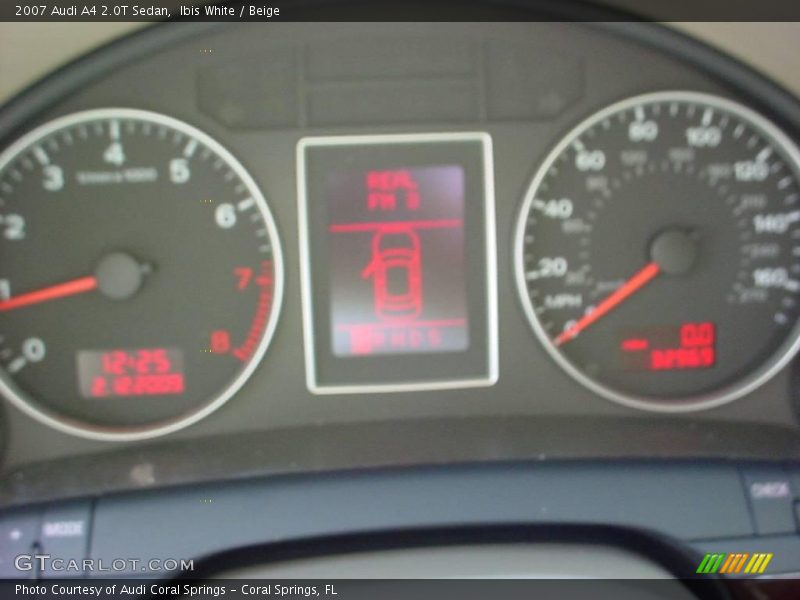 Ibis White / Beige 2007 Audi A4 2.0T Sedan