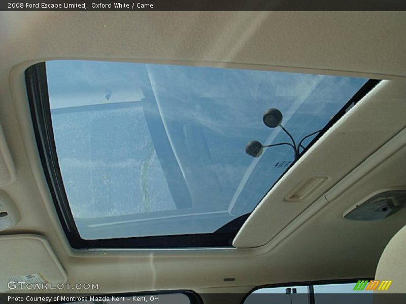 Oxford White / Camel 2008 Ford Escape Limited