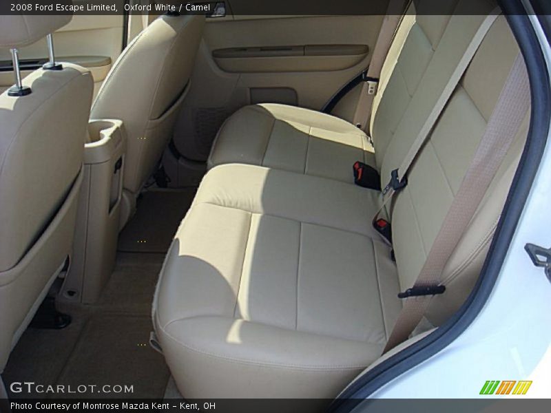 Oxford White / Camel 2008 Ford Escape Limited