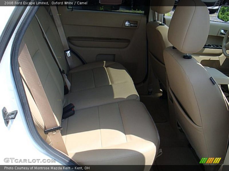 Oxford White / Camel 2008 Ford Escape Limited