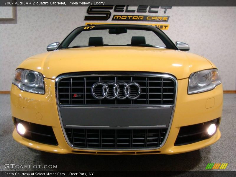 Imola Yellow / Ebony 2007 Audi S4 4.2 quattro Cabriolet